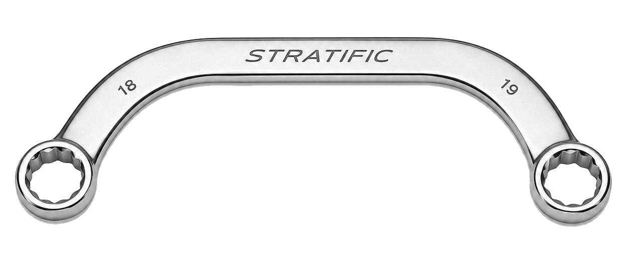 S410 C-Type / Half Moon Wrench (Elliptical - Mirror Finish)